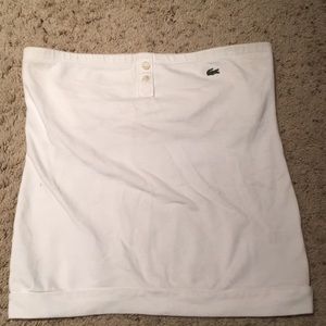 Lacoste vintage white tube top